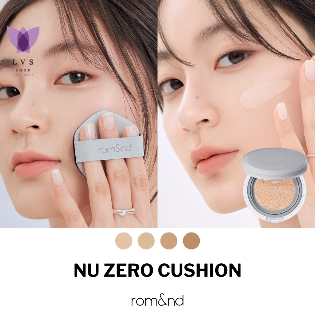 Jual Romand Nu Zero Cushion (4 Shade) LVS Shop Shopee Indonesia