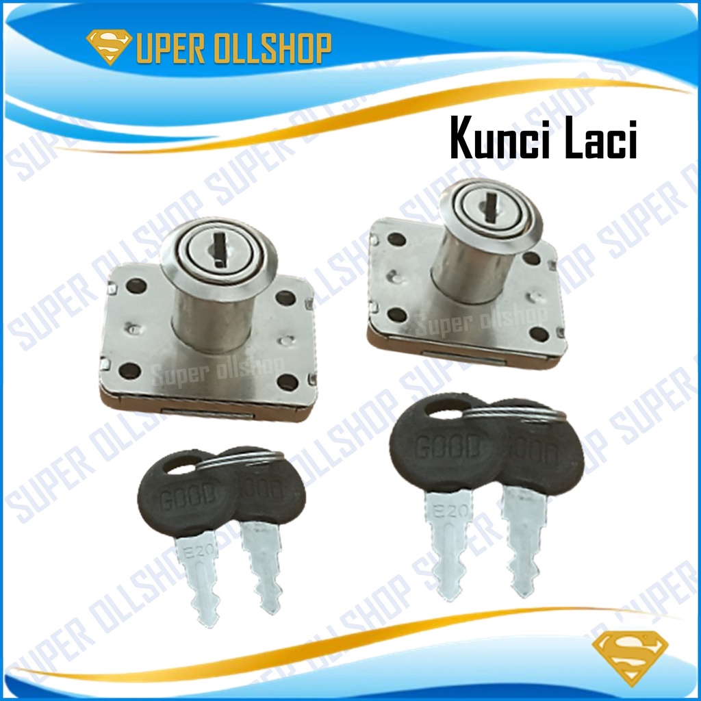 Kunci Laci / Kunci Lemari / Kunci laci Meja Kerja / Kunci Loker Drawer Lock 101 / Slot Laci Murah