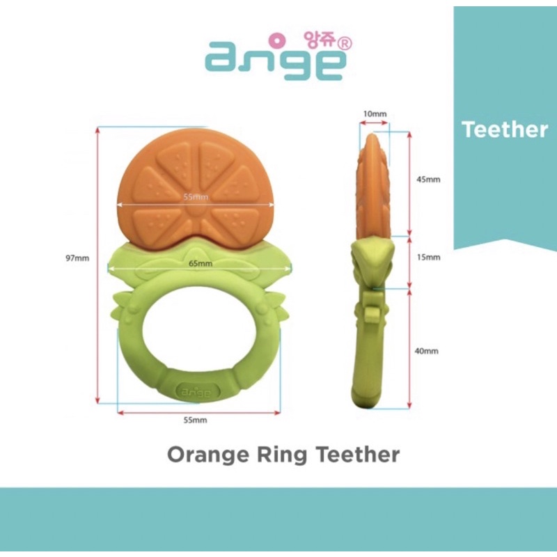 ANGE Fruit Ring Teether - Gigitan Bayi