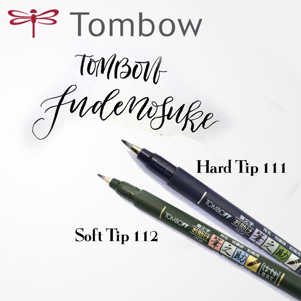 

Tombow Fudenosuke Hard Tip/ Soft Tip Art Markers