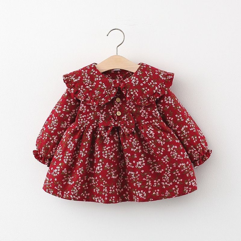 DRESS BAYI perempuan 0-36 BULAN motif AUREL / GAUN BAYI perempuan import korea / Dress bayi lucu