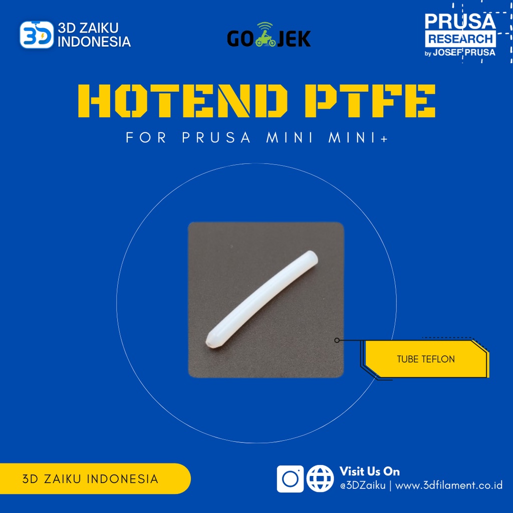 Original Prusa Mini Mini+ Hotend PTFE Tube Teflon