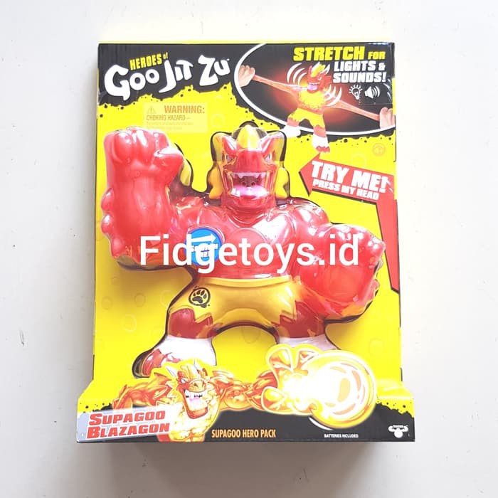Fdg350 Goo Jit Zu Supagoo Blazagon Oversized Action Figure Hot - superheroes tycoon ready to save the world roblox