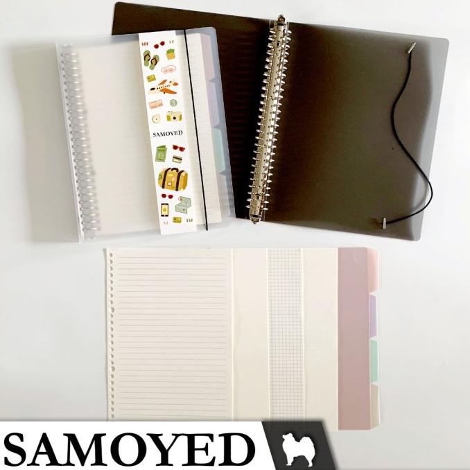 

BAYAR COD Binder Note / Loose Leaf Binder B5 - 26 Ring Samoyed BNNT-51 TERBARU Kode 517