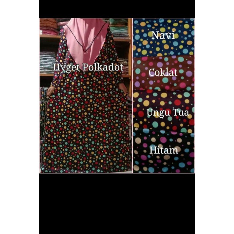 Gamis Hyget Polkadot Jumbo