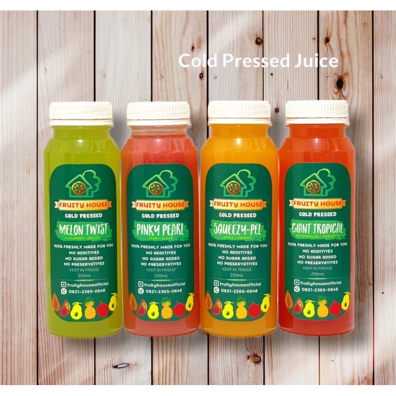 

Paket Hemat 4botol | Double Natural Series | Cold Pressed Juice | 250ML