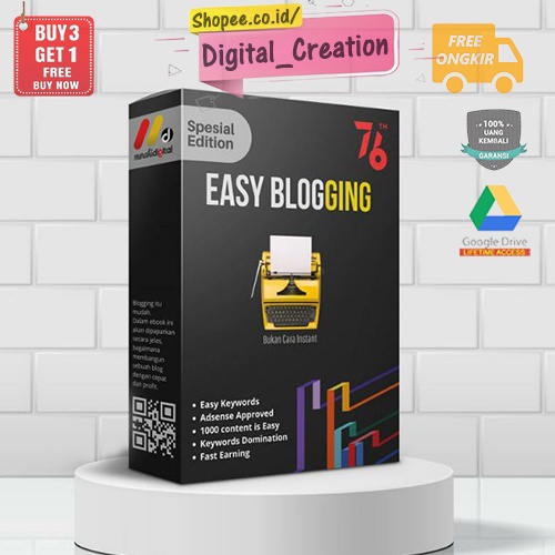 Tutorial Easy Blogging - Cara Blogging Mudah Cepat Pasive Income | Nge Blog Dengan Mudah Cuan