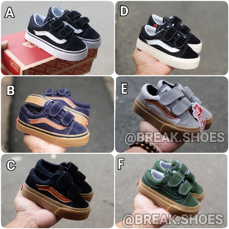 SEPATU ANAK OLDSKOOL PREMIUM HITAM SEPATU SEKOLAH