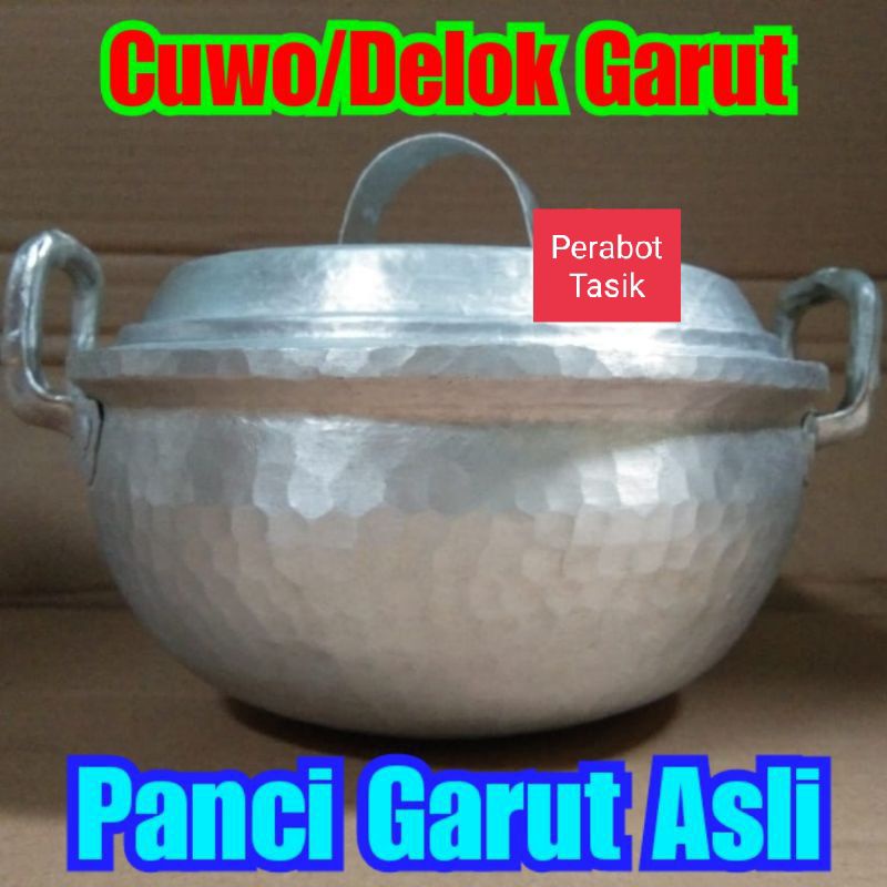 Citel Panci Katel Cuwo Delok Garut Alumunium 28-29cm Anti Lengket Alat Masak buatan UKM Handmade