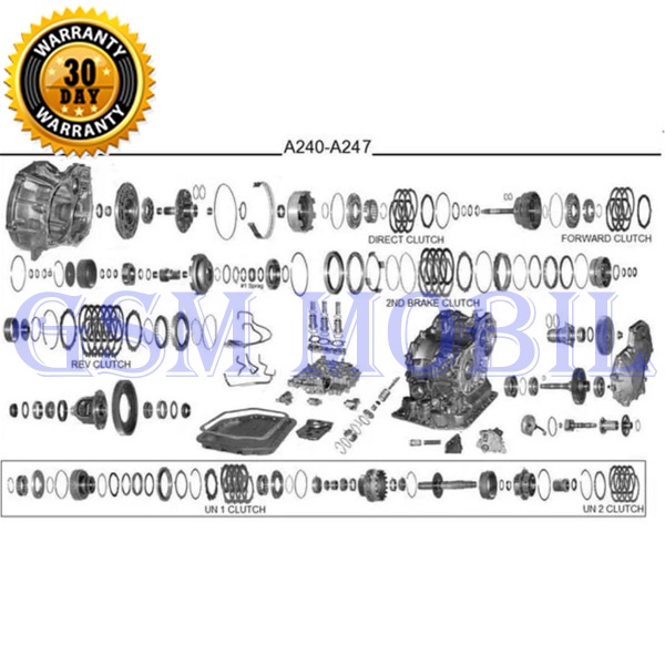 Kampas Kopling Matic Toyota Altis A245 35633-20050 10006854