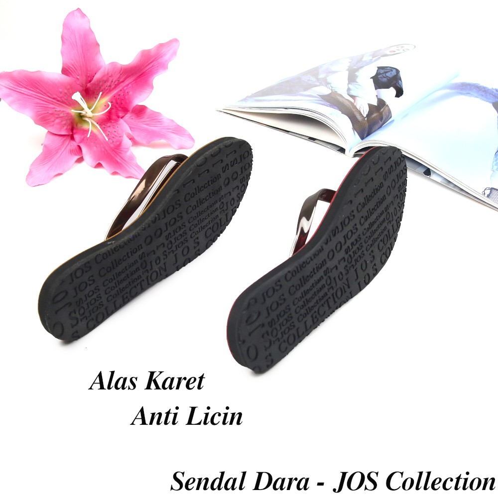 Sendal Jepit Wanita Flat - Dara by Jos Collection