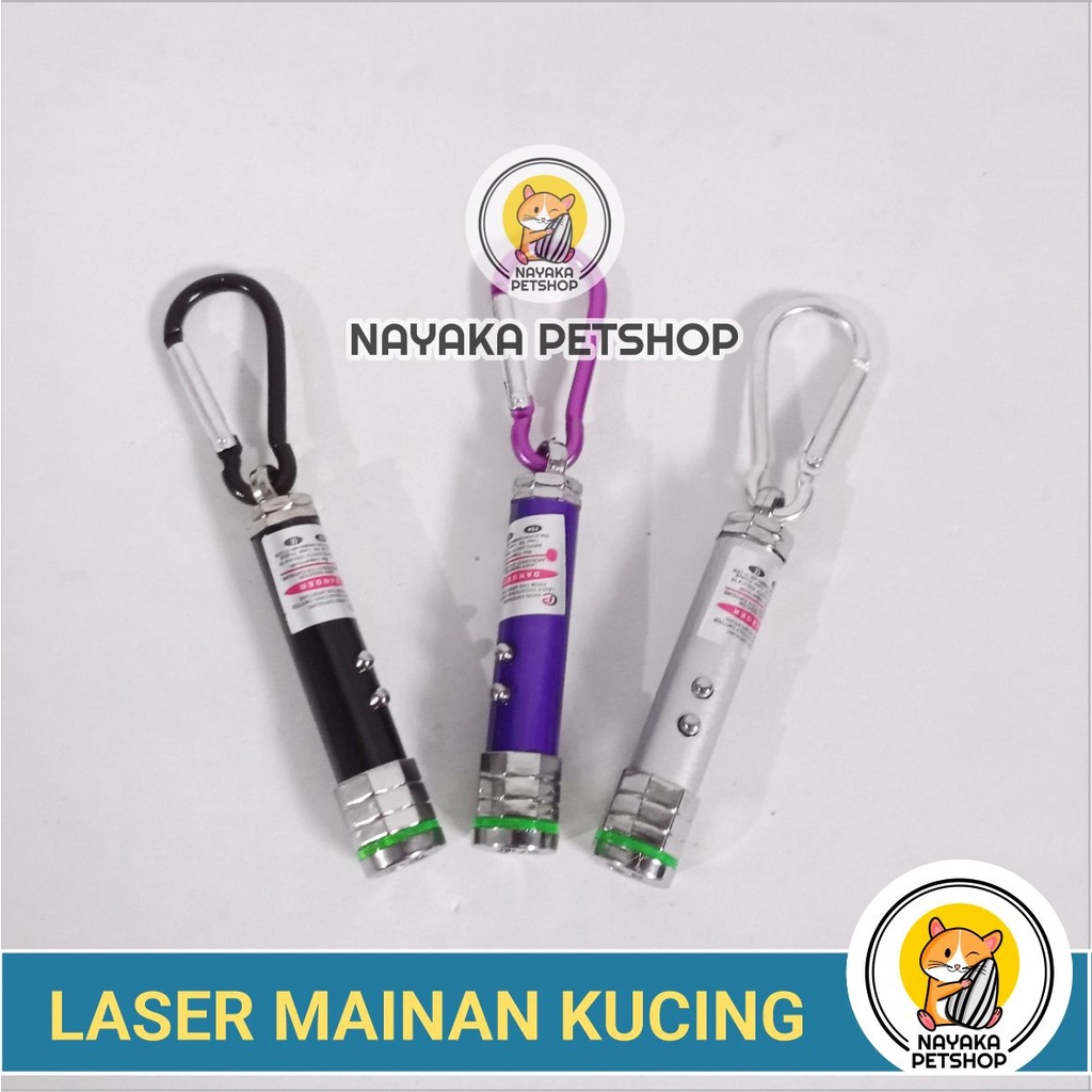 Mainan Kucing Laser Pointer Sinar Lampu