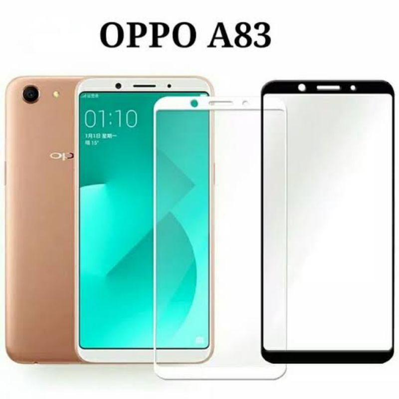 TEMPERED GLASS FULL OPPO A83