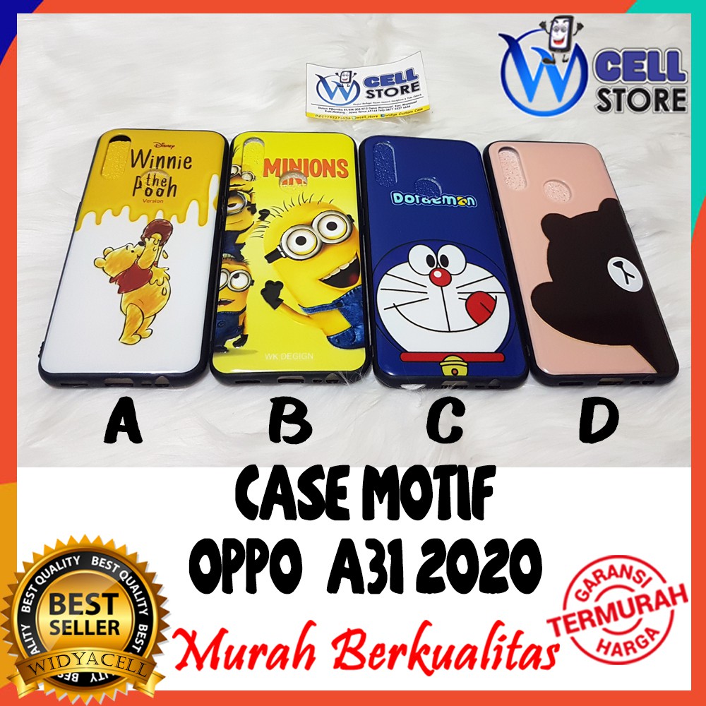 [WCELL] Hard Case / HardCase / Case Motif untuk OPPO A31 2020 (NEW)