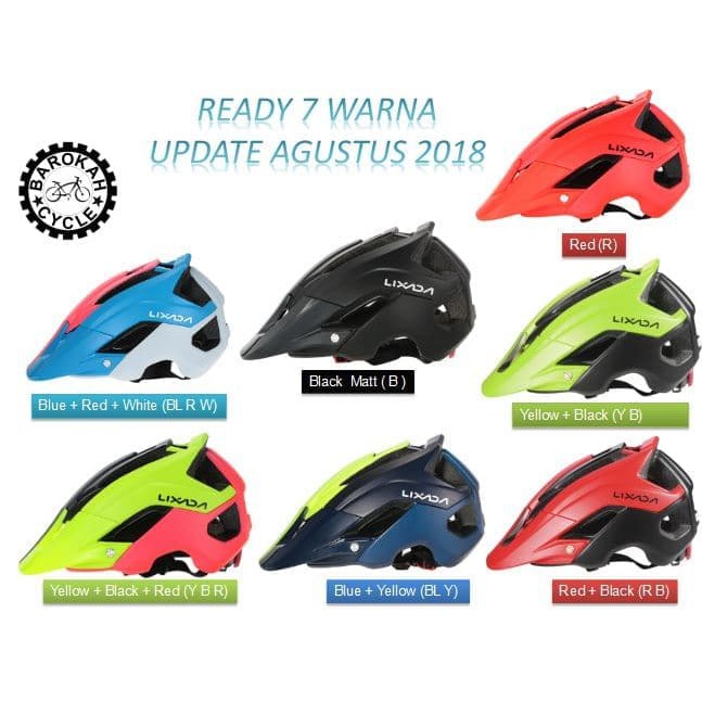 HELM ENDURO LIXADA DH - BLUE RED WHITE