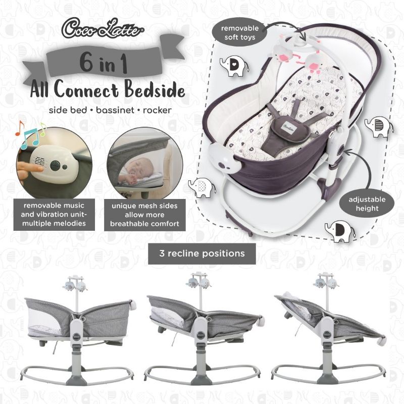 Cocolatte 6in1 all connect bedside / box 6 fungsi