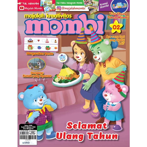 Majalah Anak Mombi Terbaru Edisi Oktober 2022