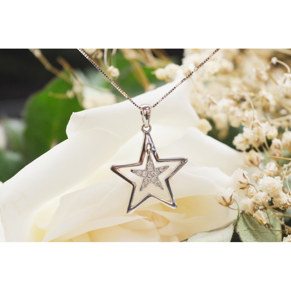 Minis liontin/ liontin emas asli sertifikat/ liontin bintang