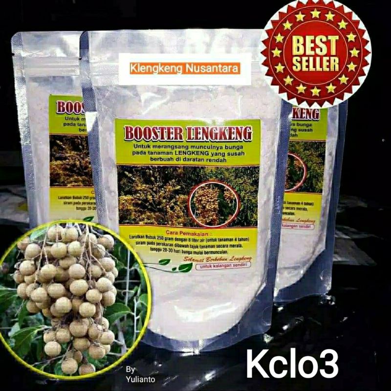 PROMO... 250 GRAM.. BOSTER KLENGKENG / KCLO3 MURNI