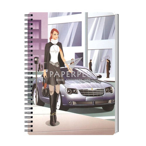 

Spiral Notebook A5 Chicklit Gadis Jalan-jalan
