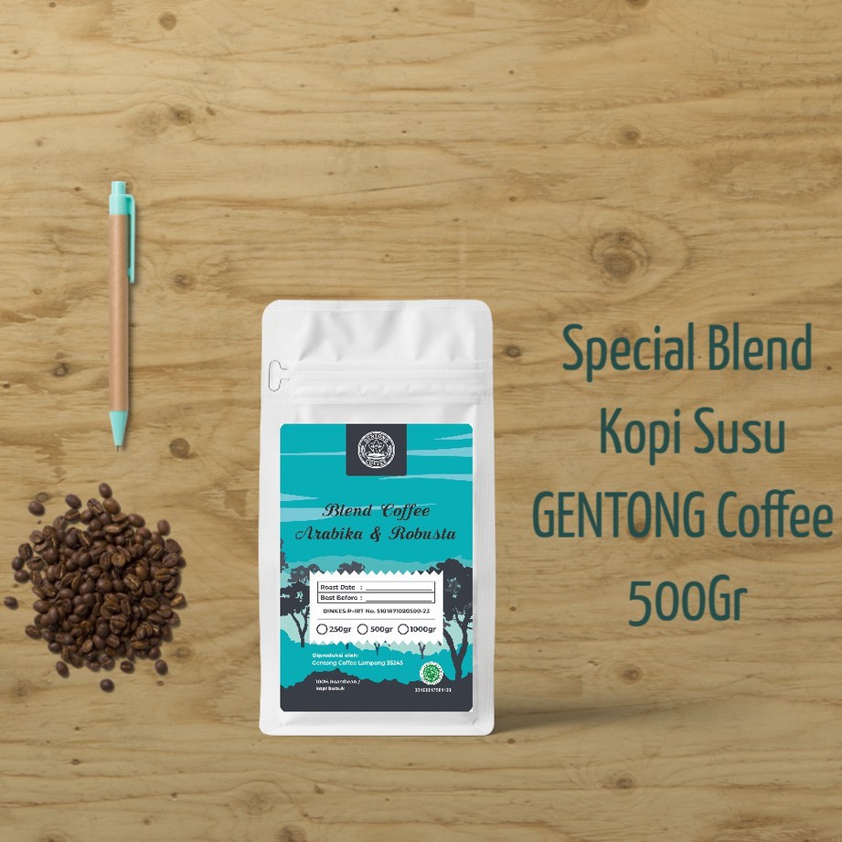 

Spesial Blend Kopi Susu Espresso Arabika Robusta Gentong Coffee 500Gr