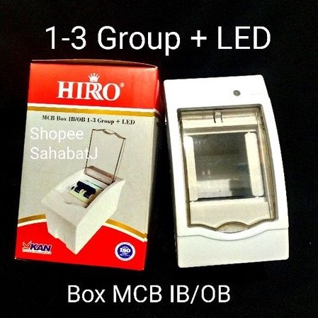 Box MCB 1-3 Group IB atau OB + LED / Box mcb 3 group