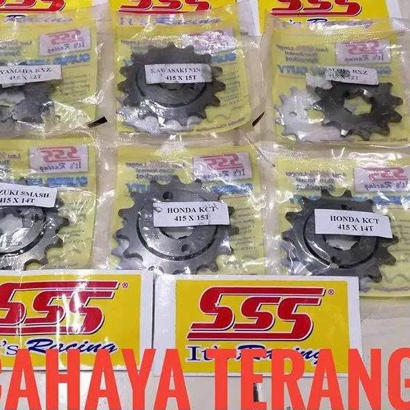 Kirim Langsung SSS Original Gir Gear Depan 428 415 Kirim Langsung SSS Original Gir Gear Depan 428 415