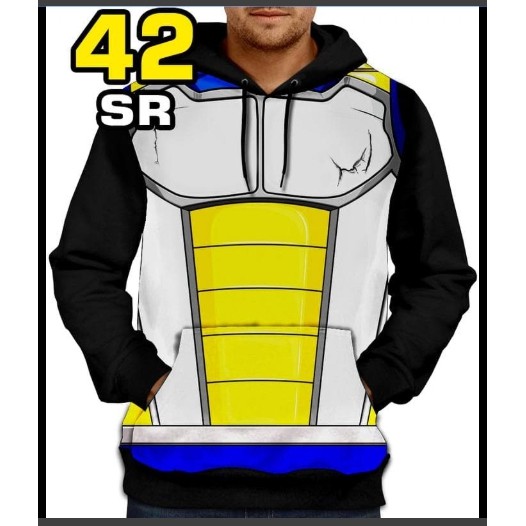 HOODIE JAKET VEGETA DRAGON BALL - JAKET ANIME GOKU - JAKET PRINT DRAGON BALL