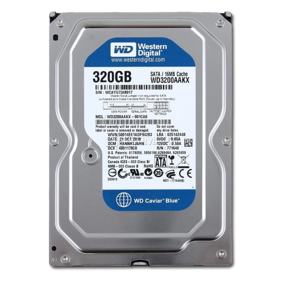 Harddisk PC WD Blue 320GB Original