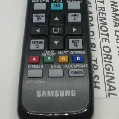 REMOTE REMOT DVD HOME THEATER SAMSUNG AH59-02294A ORIGINAL ASLI