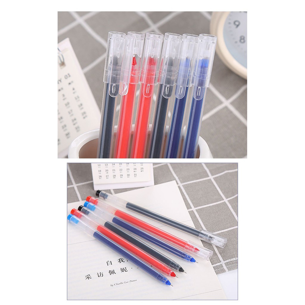 BRGUNIK Bisa COD Pulpen Gel Polos 0.5mm Pena Cair Murah R439