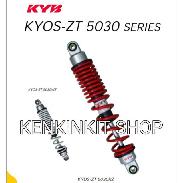 SHOCKBREAKER KYB-ZETO/ZT5030Z - SERIES 350MM (supra x, supra125, shogun)