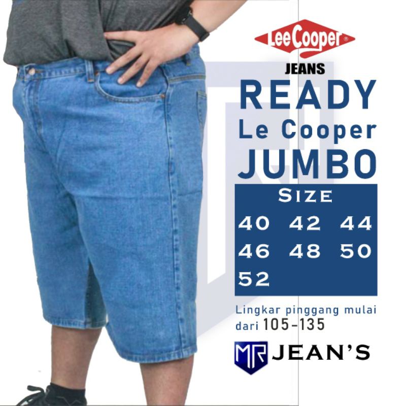 Celana Jeans Pendek Jumbo Pria Big Size 40-52