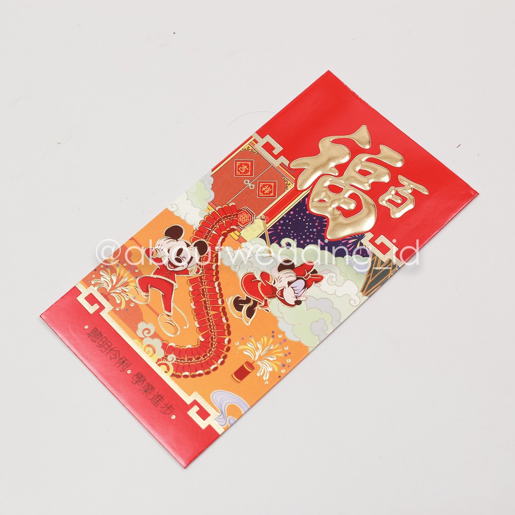 

Angpao isi 6 petasan mickey mouse imlek shio tikus disney