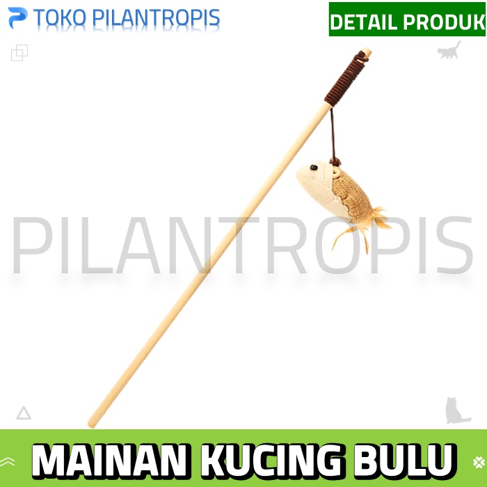 TONGKAT MAINAN KUCING CAT TEASER CAT TOY CAT TOYS STIK STICK KUCING MAINAN BONEKA TIKUS