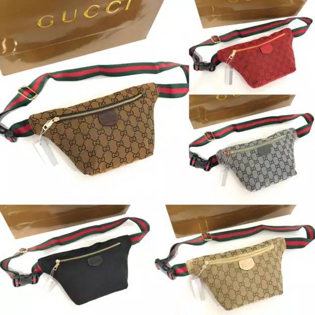 Gucci Bumbag Nagita import tas pinggang Belt