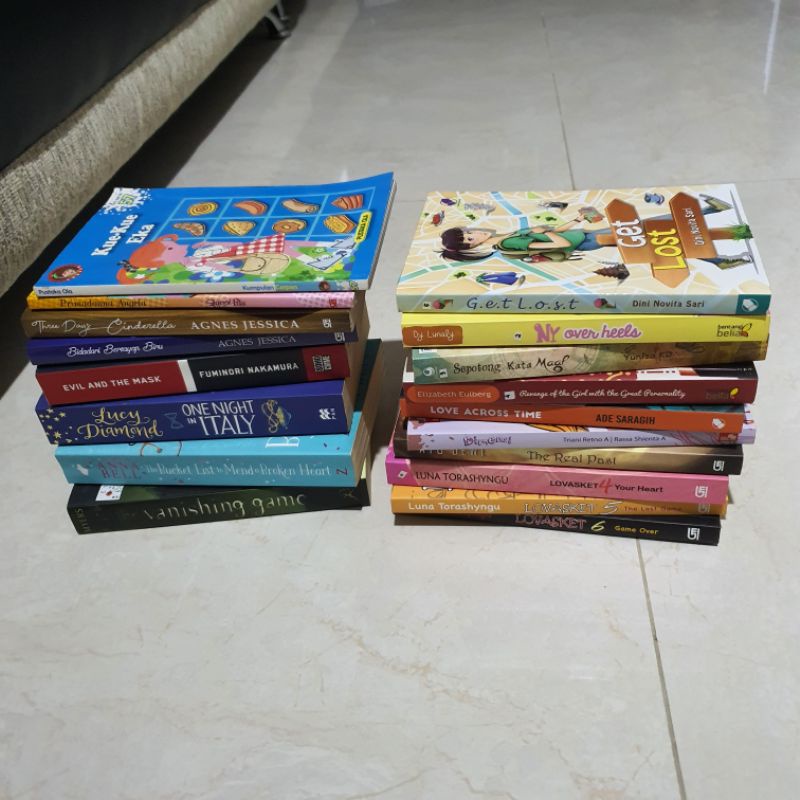 Novel Remaja / Teenlit / Cerpen Lokal dan Import Bekas / Preloved