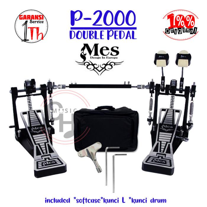 Pedal Double Pedal Mes P2000 Double Pedal Drum Rantai Double Chain