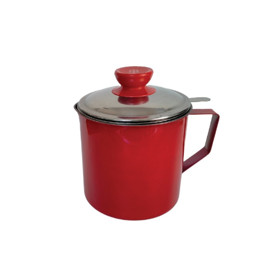 [Rusak Ganti Baru] Tempat Wadah Minya Goreng Oil Pot Saringan Minyak 1.2L / Wadah Minyak Goreng dan Tempat Simpan Minyak