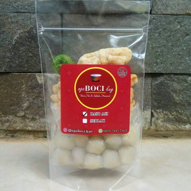 

Baso Aci Instan Garut porsi komplit