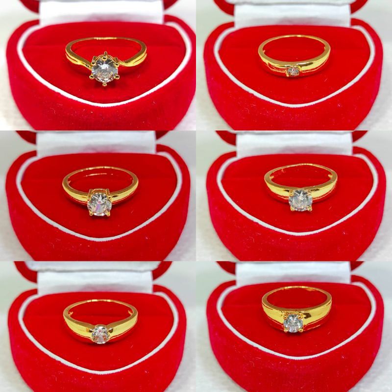 cincin dewasa, perhiasan xuping cincin mata satu mewah