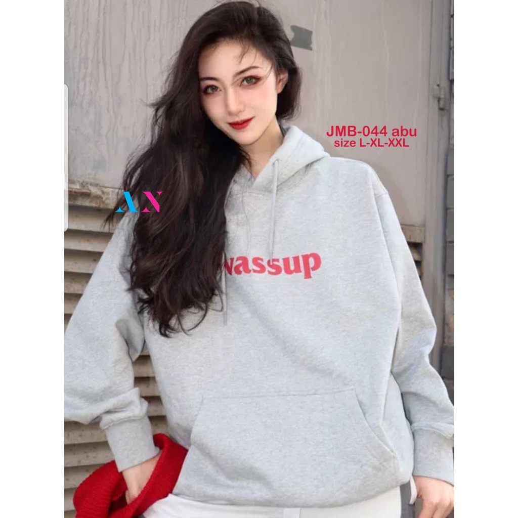 AA1 - Hoodie Fleece Oversize WASSUP