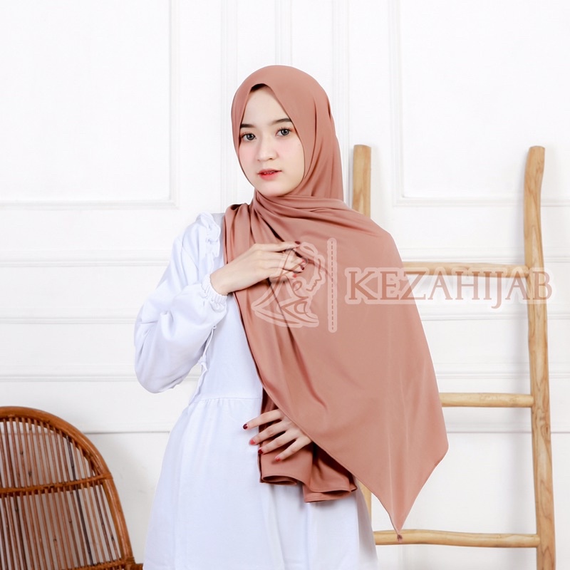 Keza - Pashmina Jersey Instant Kaos Tanpa Pentul/Hijab Instant Jersey Tanpa Pentul