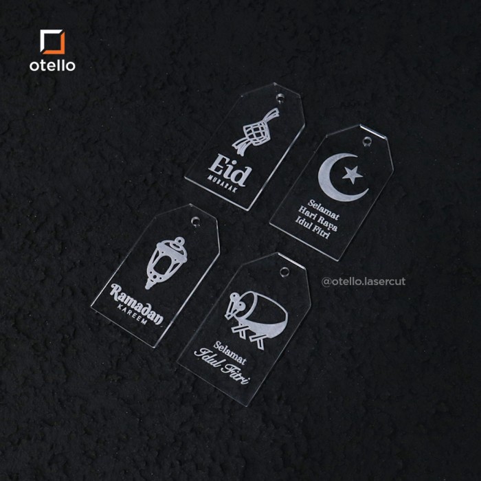 Classic Hang Tag Idul Fitri Hiasan Hampers Lebaran Dekorasi Parcel Tag