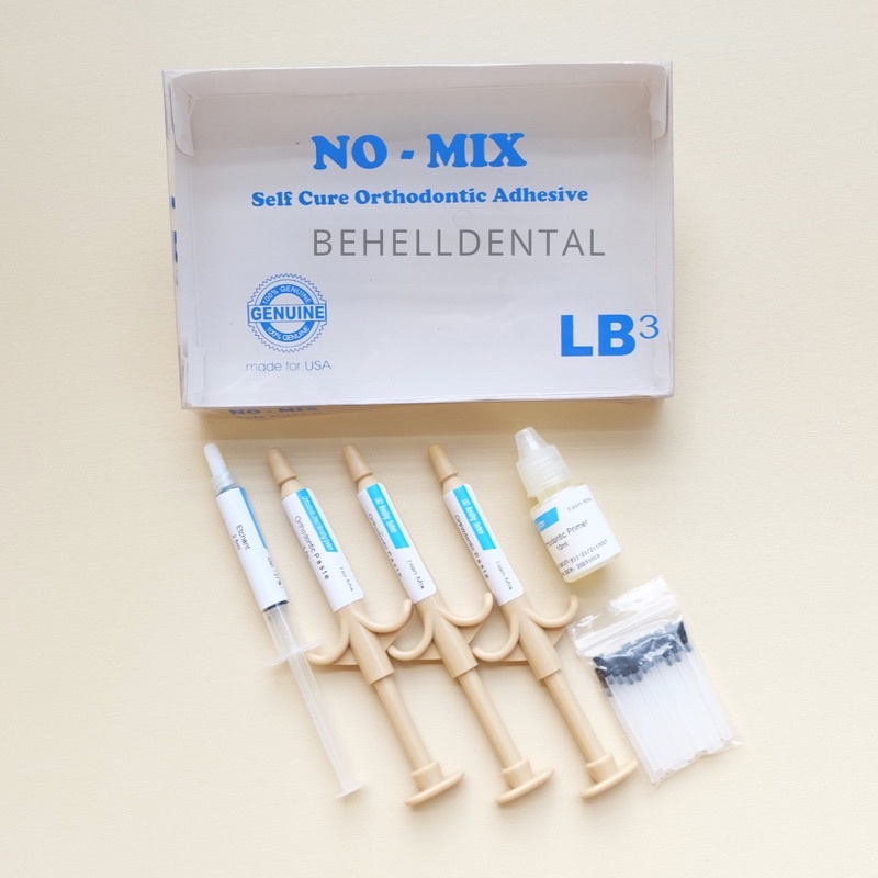 LEM BEHEL ORTHO FORCE KERING TANPA LASER ORIGINAL BIG // Lem Behel Nomix Perekat Behel Permanen Metal / Lem Dental Gel Etching Etsa Primer Paste | Ortho Bracket No-mix Orthoforce BEHELLDENTAL ORI ORIGINAL