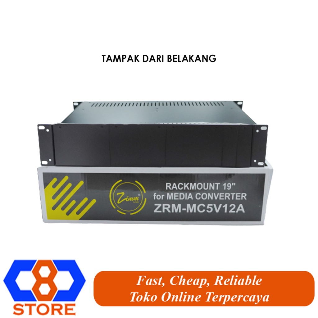 RAK MEDIA CONVERTER RACK MEDIA CONVERTER ZIMMLINK ZRM-MC5V12A 14 SLOT