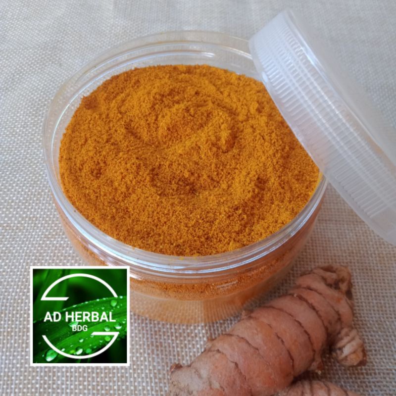 

Kunyit Bubuk Asli Kemasan Toples Tabung Isi 100 Gram