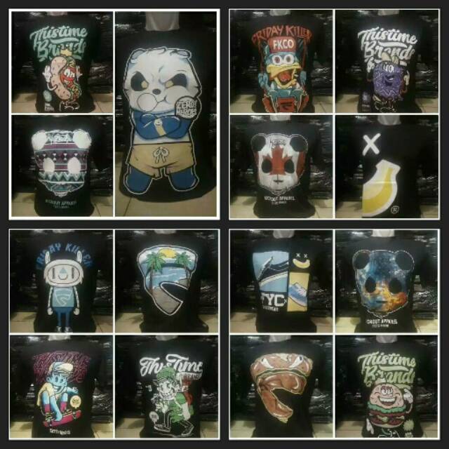Grosir kaos distro BM ori/Super Premium