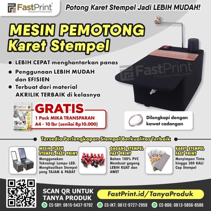 

Alat Pemotong Karet Stempel Flash