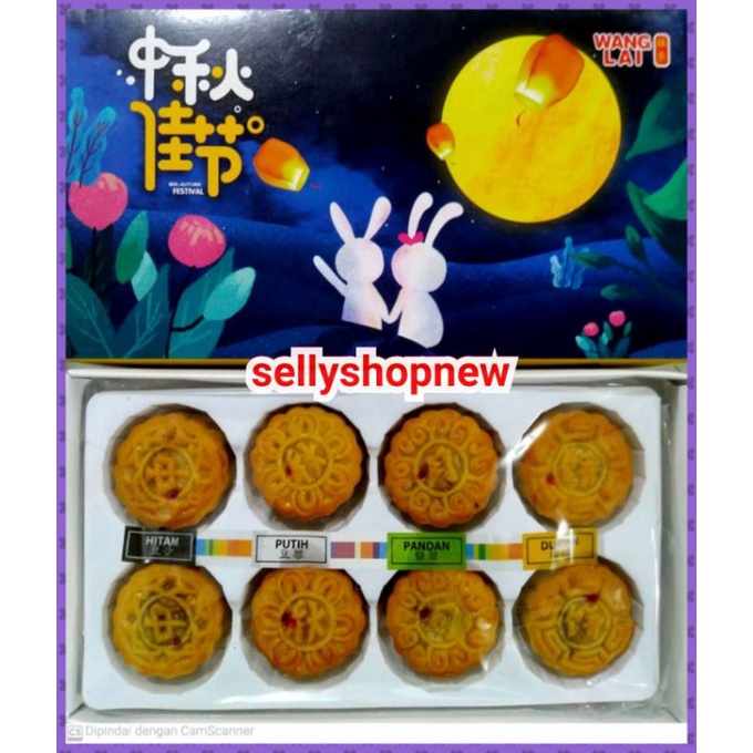 

KUE BULAN MOONCAKE WANG LAI MINI 4 RASA